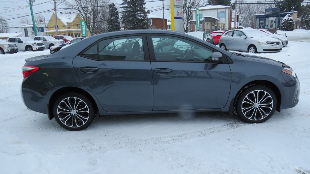 2014 Toyota Corolla S AUT A/C CUIR MAGS CAMERA TOIT GR ELECTRIQUE #7