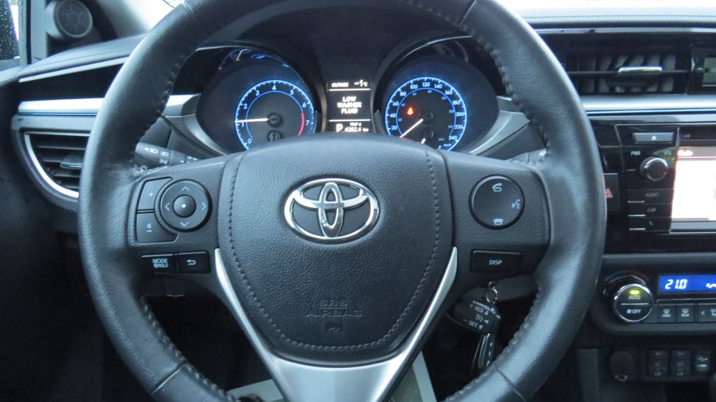 2014 Toyota Corolla S AUT A/C CUIR MAGS CAMERA TOIT GR ELECTRIQUE #17