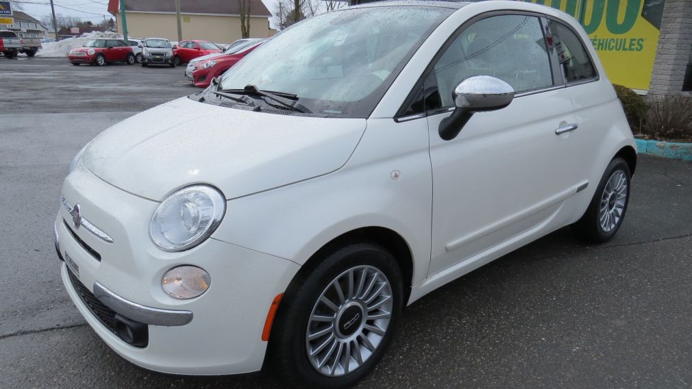 2014 Fiat 500 Lounge AUT A/C TOIT CUIR MAGS BLUETOOTH GR ELECTRI #3