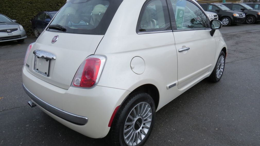 2014 Fiat 500 Lounge AUT A/C TOIT CUIR MAGS BLUETOOTH GR ELECTRI #6