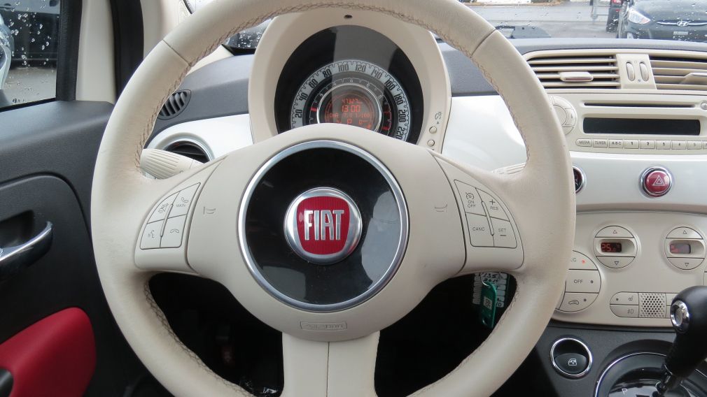 2014 Fiat 500 Lounge AUT A/C TOIT CUIR MAGS BLUETOOTH GR ELECTRI #16