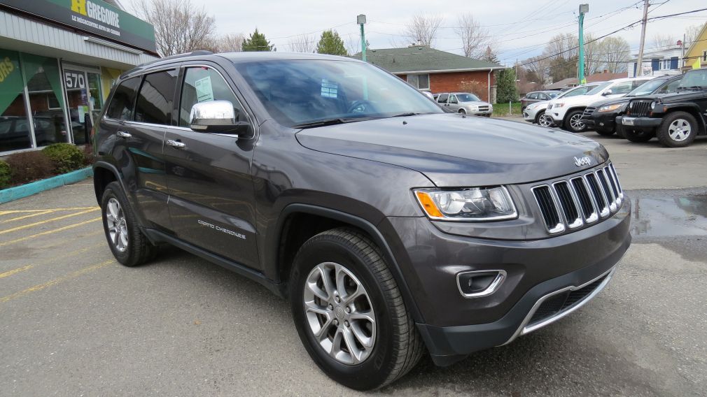 2016 Jeep Grand Cherokee Limited AUT 4X4 A/C MAGS CUIR CAMERA BLUETOOTH GR #0