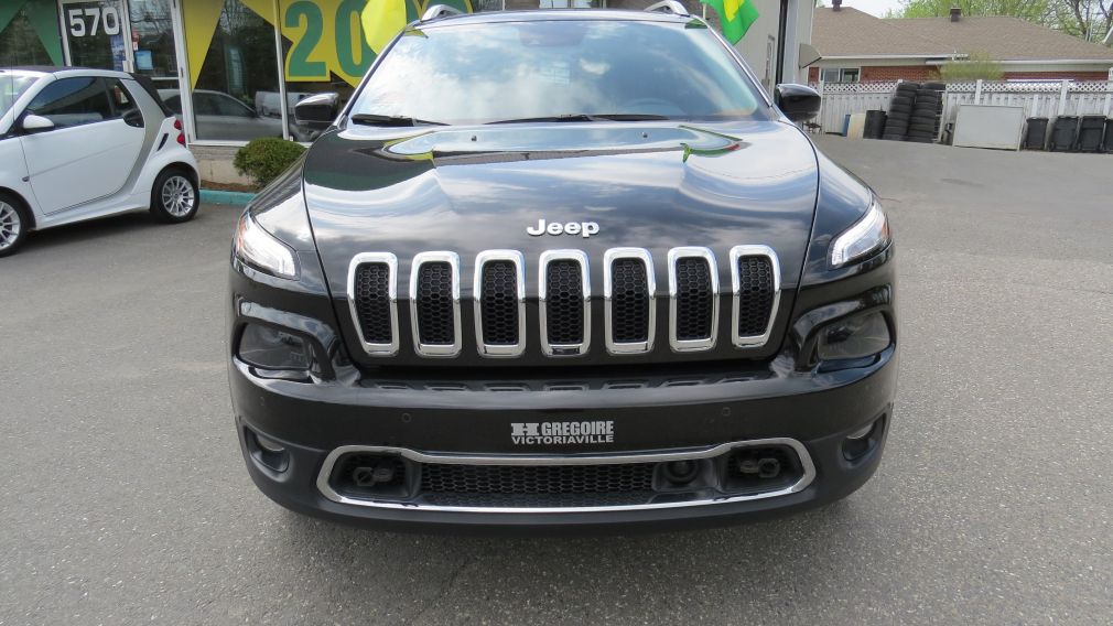 2015 Jeep Cherokee Limited AUT V6 AWD CUIR MAGS TOIT CAMERA NAVI .... #2