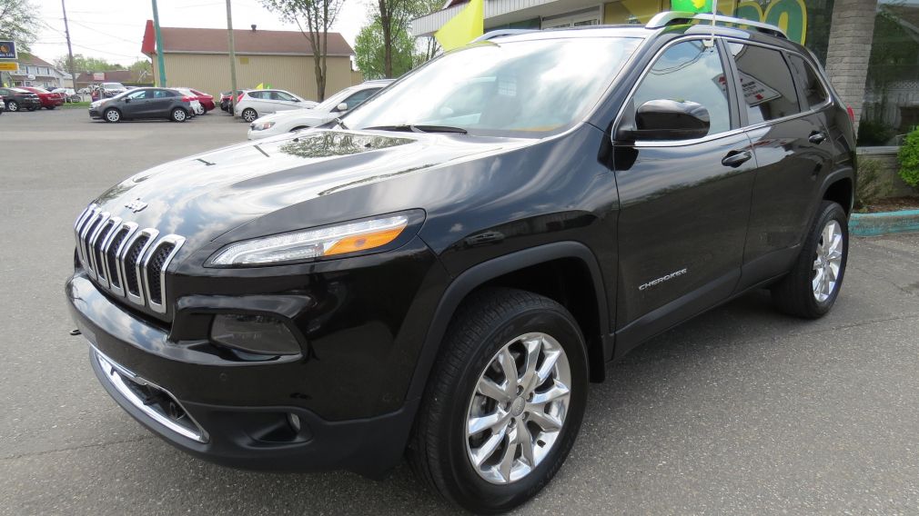 2015 Jeep Cherokee Limited AUT V6 AWD CUIR MAGS TOIT CAMERA NAVI .... #3
