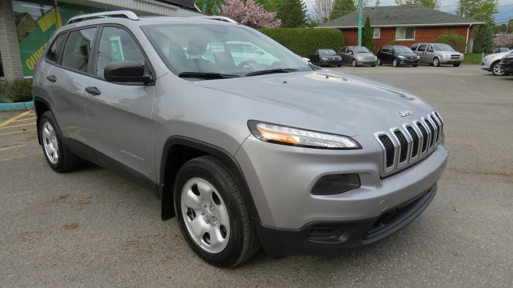 2015 Jeep Cherokee Sport AUT FWD A/C BLUETOOTH GR ELECTRIQUE #0