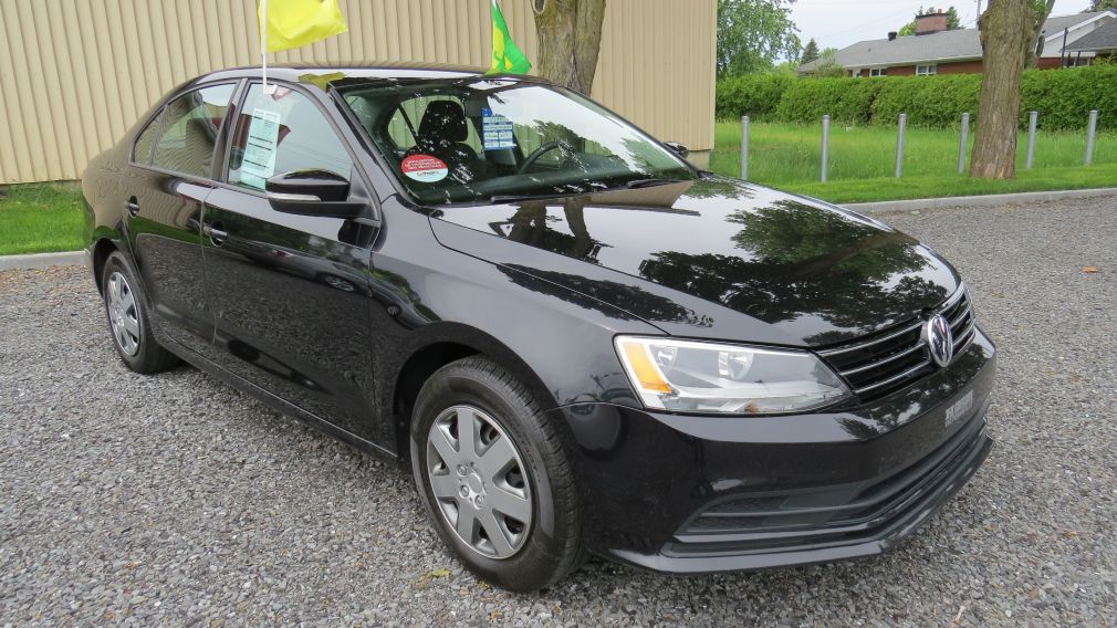 2015 Volkswagen Jetta Trendline MAN A/C CAMERA BLUETOOTH GR ELECTRIQUE #0