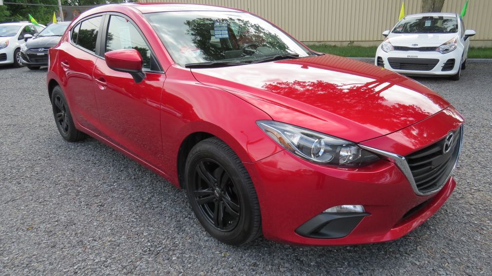 2015 Mazda 3 GS SPORT MAN A/C MAGS CAMERA BLUETOOTH GR ELECTRIQ #0