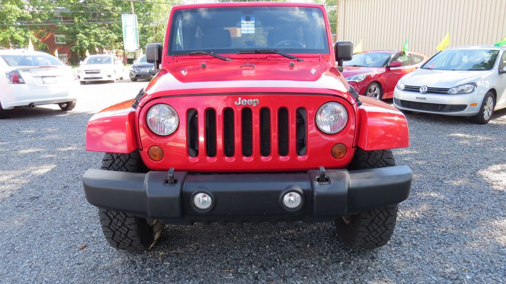 2012 Jeep Wrangler Sahara UNLIMITED MAN 4X4 A/C 2 TOIT GR ELECTRIQUE #2