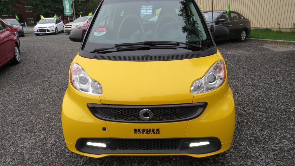 2013 Smart Fortwo Passion AUT A/C CUIR MAGS TOIT PANO GR ELECTRIQUE #1