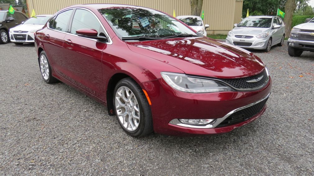 2015 Chrysler 200 C  AWD AUT A/C MAGS CUIR CAMERA BLUETOOTH GR ELECT #0