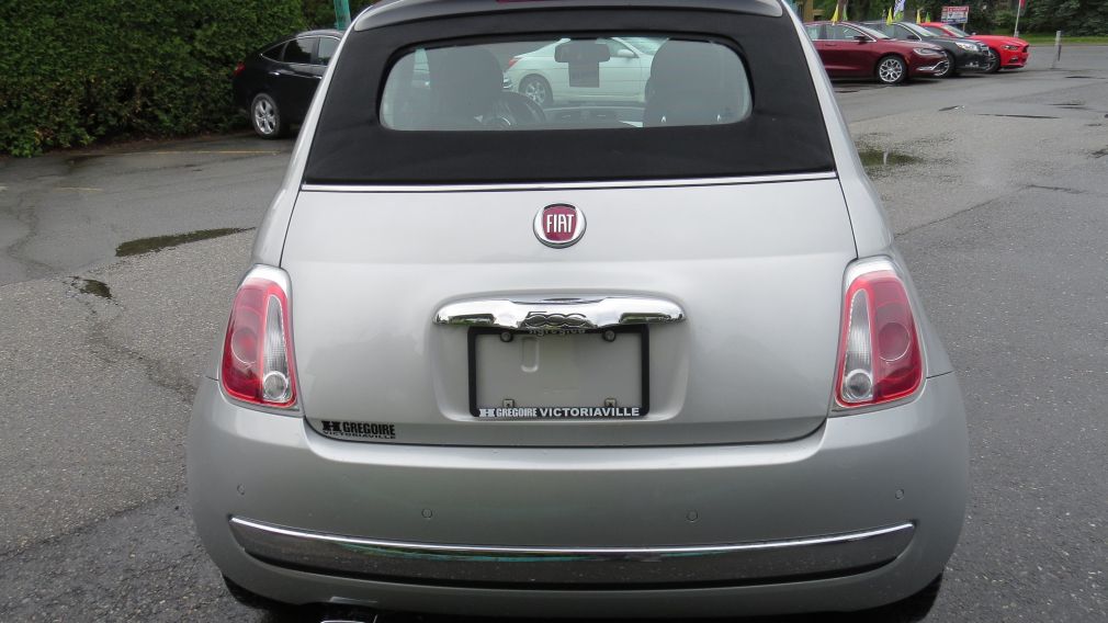2012 Fiat 500c Lounge MAN A/C MAGS CUIRBLUETOOTH GR ELECTRIQUE #6