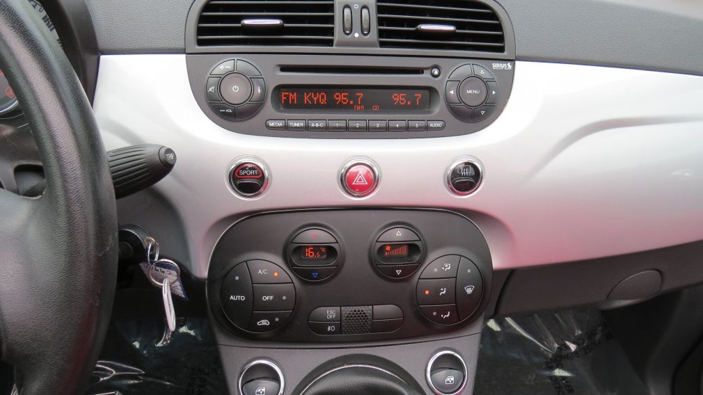 2012 Fiat 500c Lounge MAN A/C MAGS CUIRBLUETOOTH GR ELECTRIQUE #24