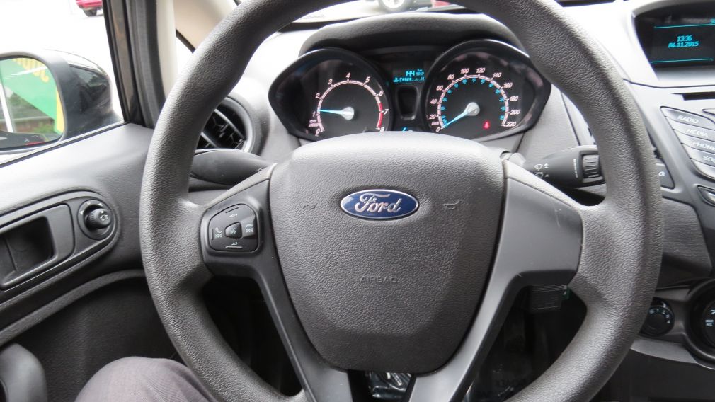 2015 Ford Fiesta S MAN A/C ABS BLUETOOTH GR ELECTRIQUE #15