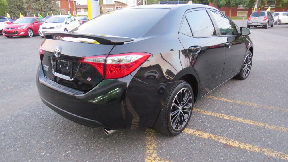 2015 Toyota Corolla S MAN A/C MAGS CAMERA TOIT BLUETOOTH GR ELECTRIQUE #7