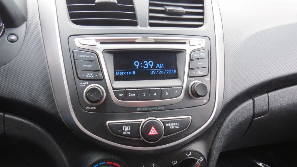 2015 Hyundai Accent GL MAN A/C BLUETOOTH GR ELECTRIQUE #19