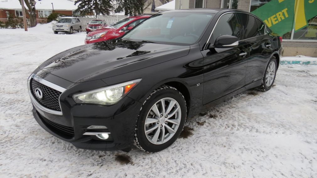 2014 Infiniti Q50 Premium AUT AWD A/C MAGS CUIR CAMERA TOIT NAVI #3