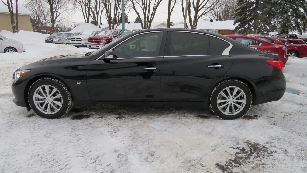 2014 Infiniti Q50 Premium AUT AWD A/C MAGS CUIR CAMERA TOIT NAVI #3