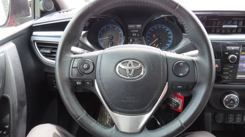 2014 Toyota Corolla S AUT A/C CAMERA BLUETOOTH GR ELECTRIQUE #17