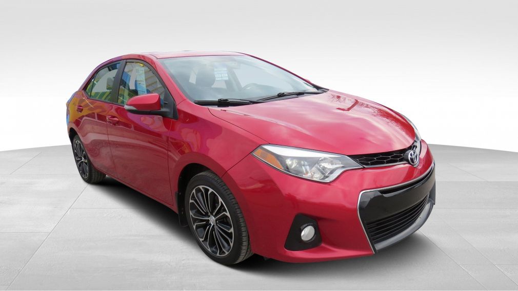 2014 Toyota Corolla S MAN A/C MAGS CUIR CAMERA TOIT BLUETOOTH GR ELECT #0