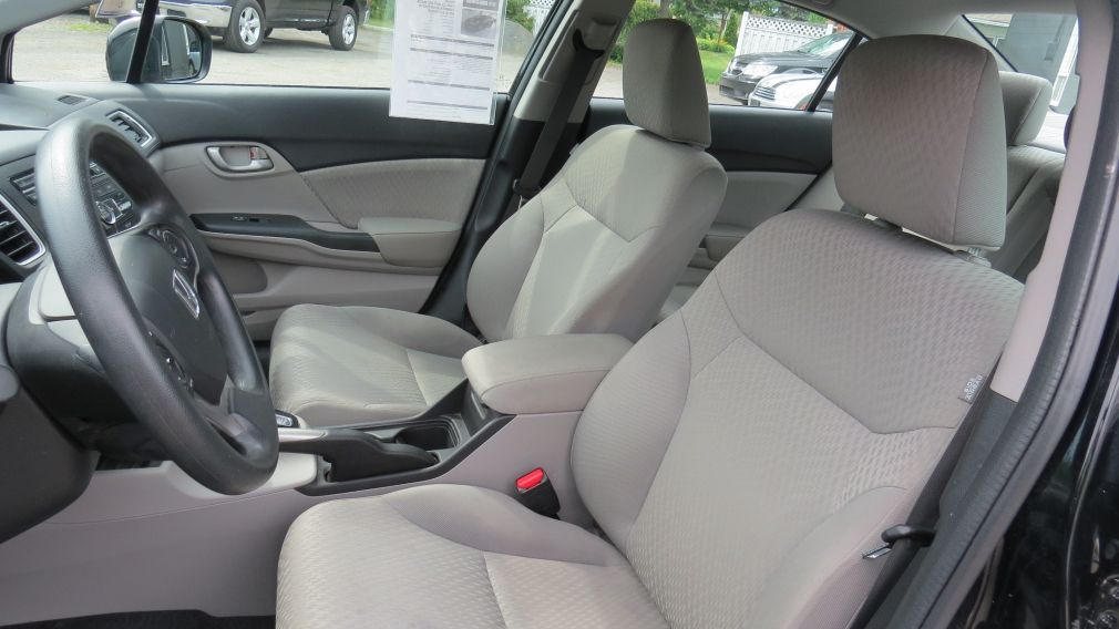 2015 Honda Civic LX AUT A/C MAGS CAMERA BLUETOOTH GR ELECTRIQUE #12