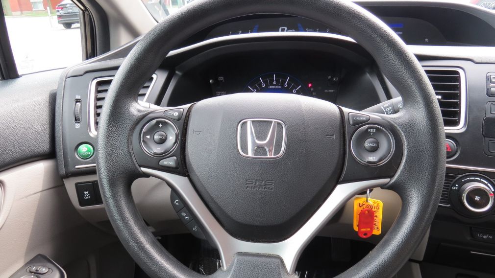 2015 Honda Civic LX AUT A/C MAGS CAMERA BLUETOOTH GR ELECTRIQUE #14