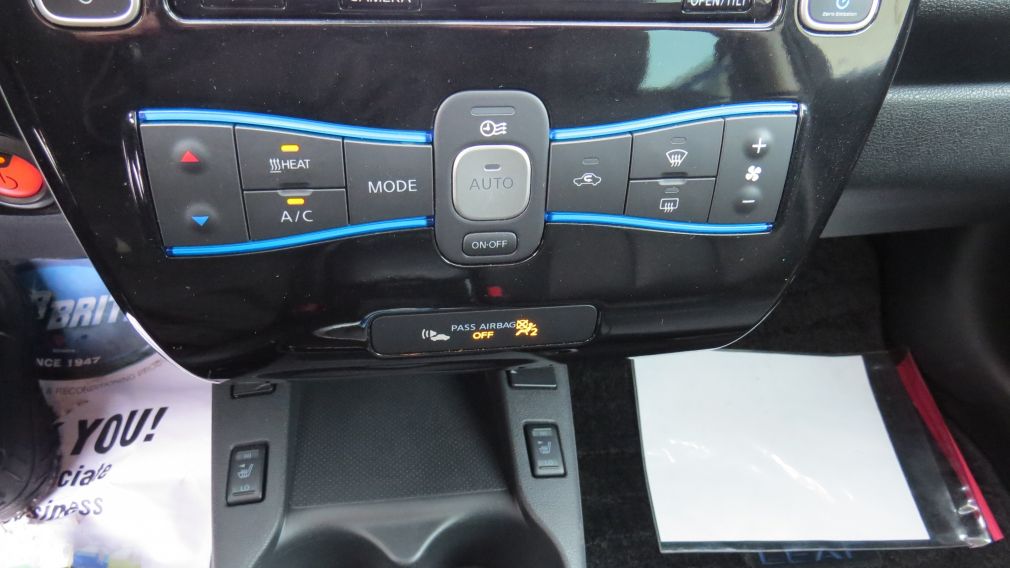 2016 Nissan Leaf SV AUT A/C MAGS CUIR CAMERA BLUETOOTH NAVI GR ELEC #20