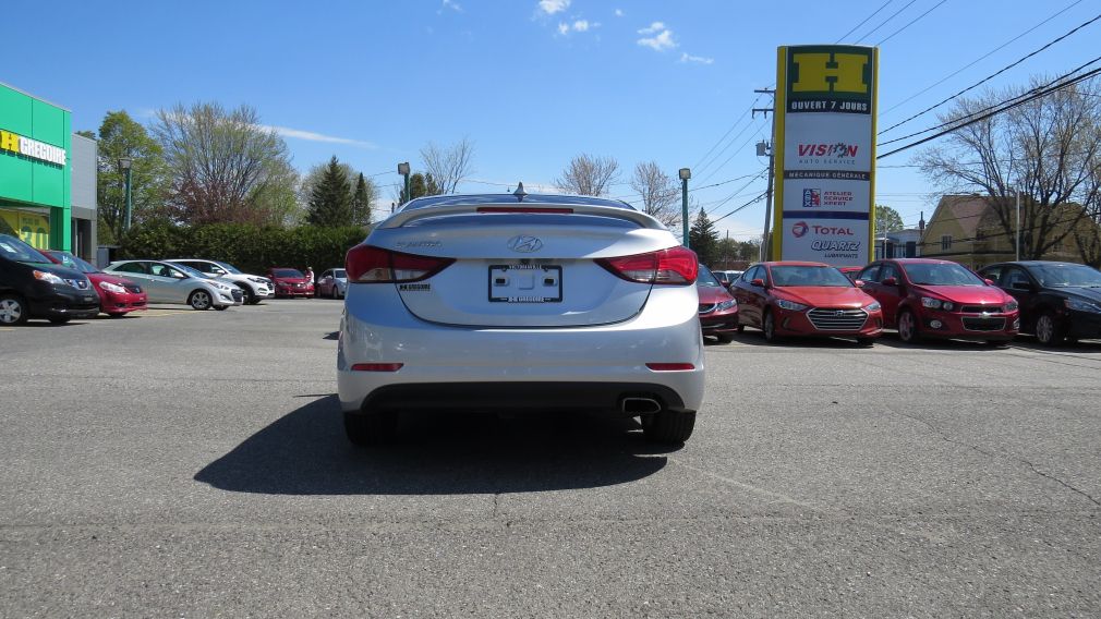 2015 Hyundai Elantra GLS MAN A/C MAGS CAMERA TOIT BLUETOOTH GR ELECTRIQ #6