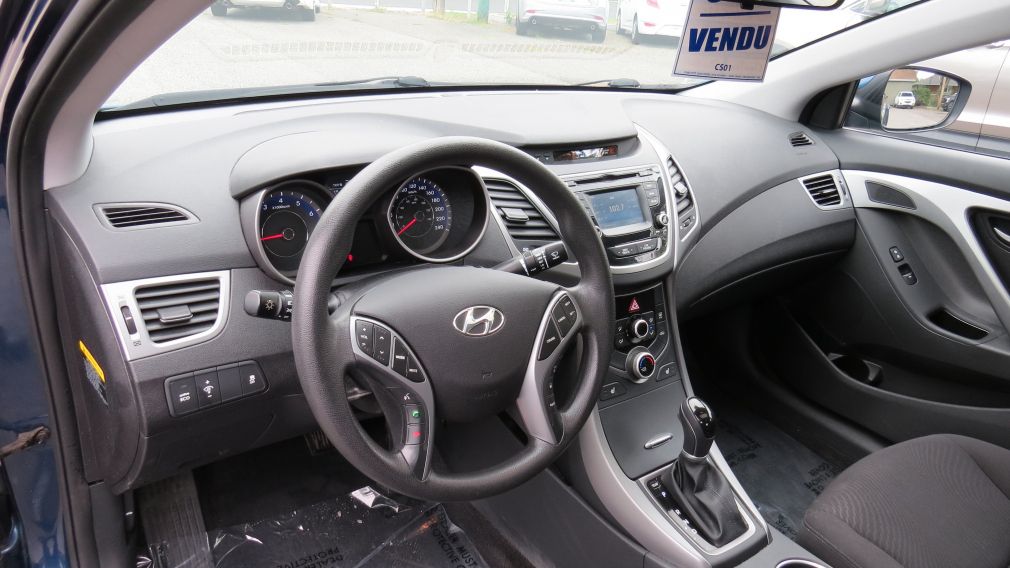 2016 Hyundai Elantra SPORT AUT A/C MAGS CAMERA BLUETOOTH GR ELECTRIQUE #12