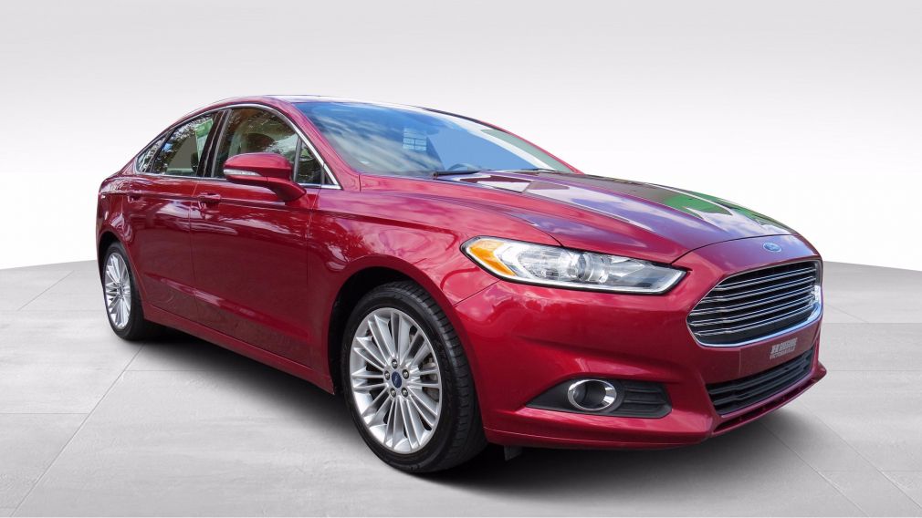 2014 Ford Fusion SE AUT A/C MAGS CUIR CAMERA BLUETOOTH NAVI GR ELEC #0