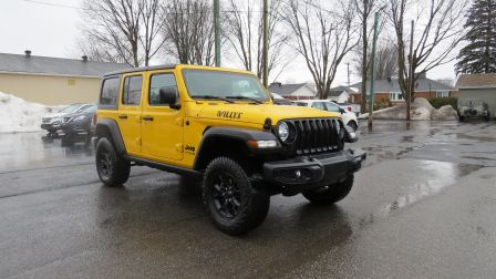 2021 Jeep Wrangler Unlimited WILLYS AUT V6 4X4 A/C MAGS CAMERA LIFTER 2PO                    à Estrie
