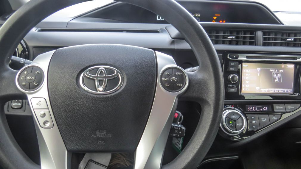 2015 Toyota Prius C 5DR HB AUT A/C ABS HYBRID BLUETOOTH GR ELECTRIQUE #12
