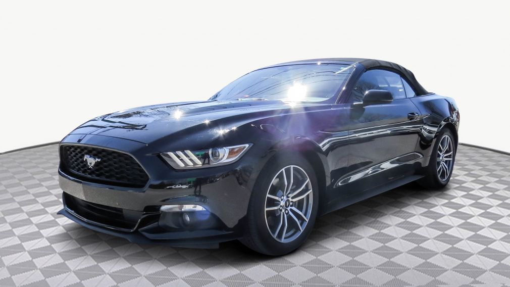 2015 Ford Mustang PREMIUM ECOBOOST AUT A/C MAGS CUIR NAVI CAMERA BLU #3