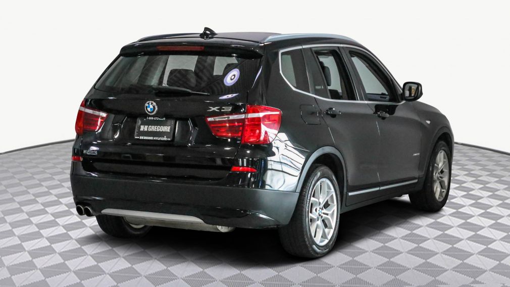 2014 BMW X3 AWD, Cuir, Toit, 0 Accidents, PROPRE #7